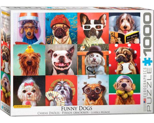 22087-FUNNY DOGS PERROS GRACIOSOS / PUZZLE 1000 PIEZAS