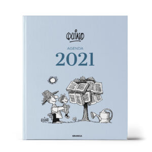 14735-AGENDA QUINO 2021 AZUL CLARO ENCUADERNADA