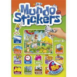 16093-MUNDO STICKERS TAPA VERDE