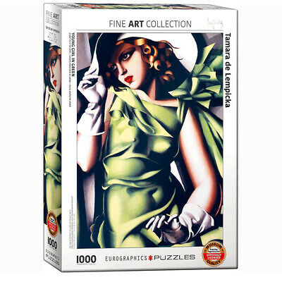 32488-CHICA JOVEN EN VERDE : PUZZLE 1000 PIEZAS