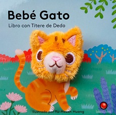 14968-BEBE GATO LIBRO CON TITERE DE DEDO