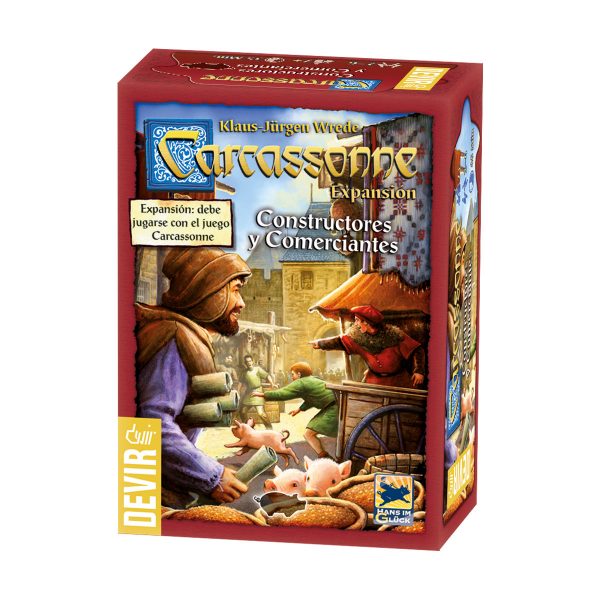 40990-CARCASSONNE: CONSTRUCTORES Y COMERCIANTES (2DA EDICION)