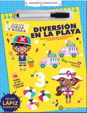 45467-DIVERSION EN LA PLAYA (JUEGA Y BORRA)