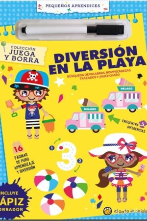 45467-DIVERSION EN LA PLAYA (JUEGA Y BORRA)