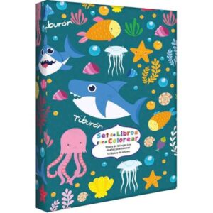 44570-TIBURONES SET PARA COLOREAR