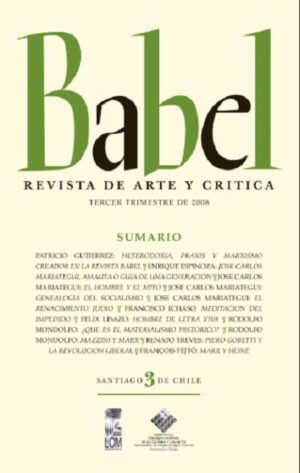 47371-BABEL 3 : REVISTA DE ARTE Y CRITICA