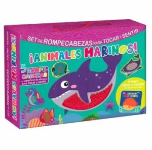 47187-ANIMALES MARINOS: SET DE ROMPECABEZAS PARA TOCAR Y SENTIR