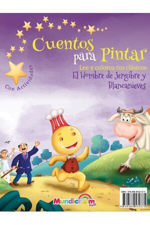 48664-CUENTOS PARA PINTAR : EL HOMBRE DE JENGIBRE Y BLANCANIEVES