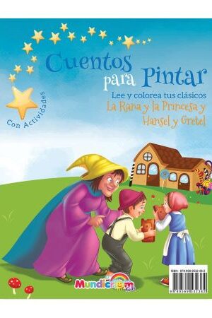 48645-CUENTOS PARA PINTAR : LA RANA Y LA PRINCESA Y HANSEL Y GRETEL