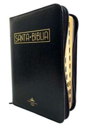 47838-SANTA BIBLIA CON INDICE CANTO DORADO / NEGRO