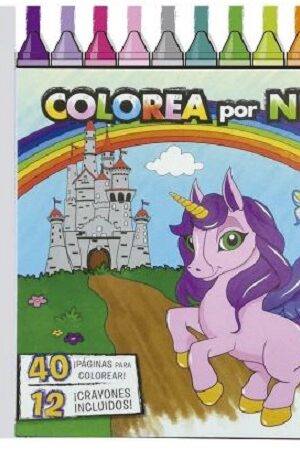 50767-COLOREA POR NUMERO UNICORNIOS