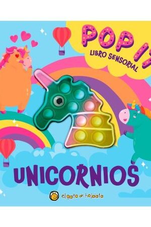 49876-POP IT LIBRO SENSORIAL UNICORNIOS