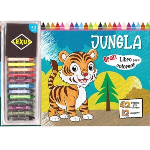 50760-GRAN LIBRO PARA COLOREAR JUNGLA