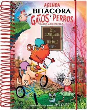43682-AGENDA BITACORA DE GATOS Y PERROS ROSADA