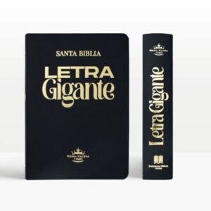 51686-SANTA BIBLIA LETRA GIGANTE PIEL CON INDICE CANTO DORADO