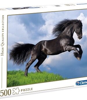 43369-CABALLO NEGRO FRESIA PUZZLE 500 PIEZAS