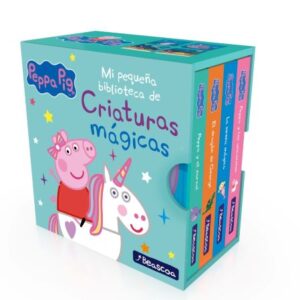 50848-PEPPA PIG : MI PEQUEÑA BIBLIOTECA DE CRIATURAS MAGICAS. SIRENAS, UNICORNIOS, NARVALES Y DRAGONES