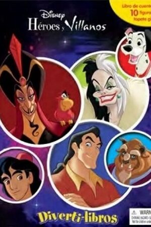 53940-DISNEY HEROES Y VILLANOS DIVERTI - LIBROS