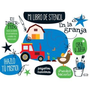 53448-MI LIBRO DE STENCIL EN LA GRANJA