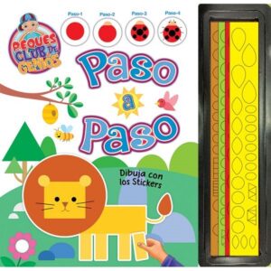 53451-PASO A PASO DIBUJA CON STICKERS : PEQUES CLUB DE GENIOS