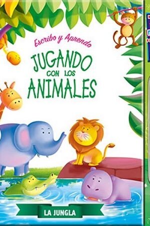 53350-ESCRIBO Y APRENDO JUGANDO CON LOS ANIMALES-LA JUNGLA