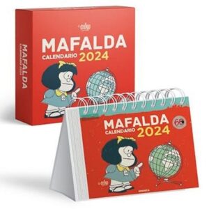51851-CALENDARIO MAFALDA 2024 CAJA ROJO