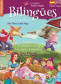 3856-TRES CERDITOS / BILINGUE / BLANCANIEVES