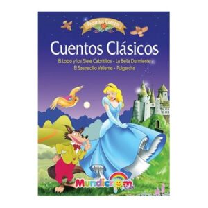 56975-CUENTOS CLASICOS EL LOBO Y LOS SIETE CABRITILLOS / LA BELLA DURMIENTE / EL SASTRECILLO VALIENTE / PULGARCITA