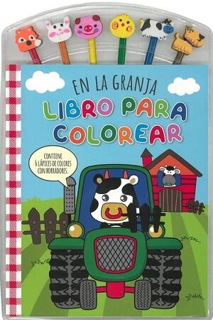 56369-EN LA GRANJA LIBRO PARA COLOREAR