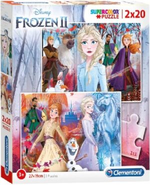 56196-PUZZLE 2X20 PIEZAS FROZEN 2