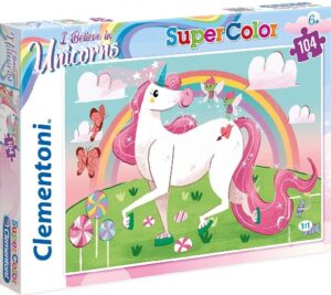 56197-PUZZLE 104 PIEZAS YO CREO EN UNICORNIOS