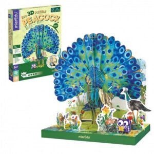 56238-PUZZLE ECO 3D PAVO REAL