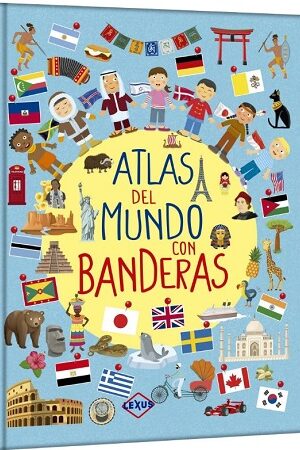 56401-ATLAS DEL MUNDO CON BANDERAS