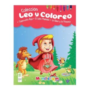 48623-LA CAPERUCITA ROJA/ EL LOBO MALVADO / LA RANA Y LA PRINCESA (COLECCION LEO Y COLOREO)