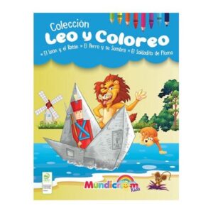 48659-EL LEON Y EL RATON / EL PERRO Y SU SOMBRA / EL SOLDADITO DE PLOMO (COLECCION LEO Y COLOREO)