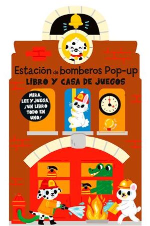 54238-ESTACION DE BOMBEROS POP-UP : LIBRO Y CASA DE JUEGOS