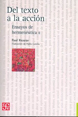 58277-DEL TEXTO A LA ACCION : ENSAYOS DE HERMENEUTICA 2