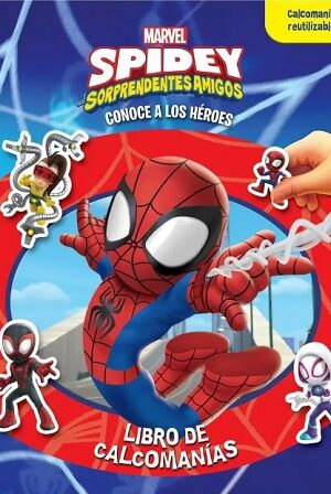 61907-MARVEL SPIDEY LIBRO DE CALCOMANIAS