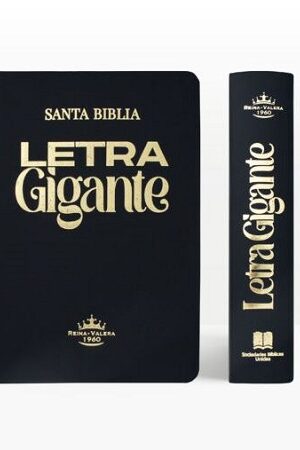 51686-SANTA BIBLIA LETRA GIGANTE PIEL CON INDICE CANTO DORADO