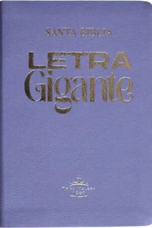 58698-BIBLIA REINA VALERA 60 LILA CON CIERRE LETRA GIGANTE