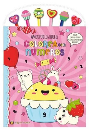 62199-COLOREA CON NUMEROS AMOR POR LOS DULCES
