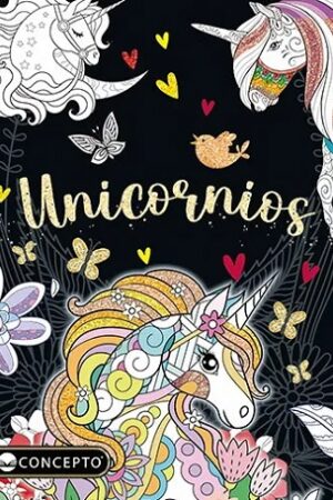 62285-RELAX ARTE SERIE GLITTER UNICORNIOS