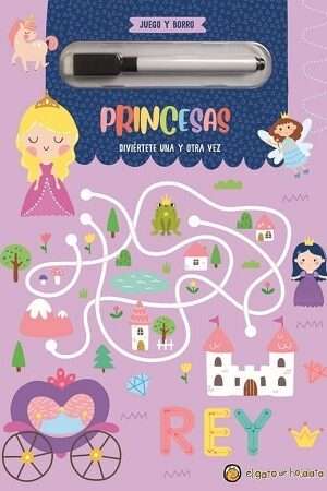 63846-PRINCESAS : JUEGA Y BORRA