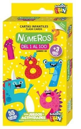 64649-NUMEROS DEL 1 AL 100 INGLES/ESPAÑOL - CARTAS INFANTILES