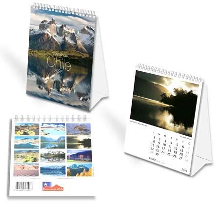 64214-CALENDARIO ESCRITORIO 2026 : RECORRIENDO CHILE