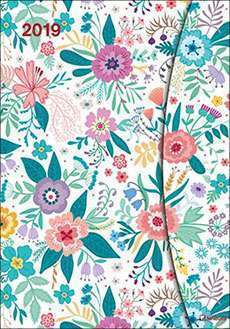 3266-2019 FLOWERS MAGNETO DIARY