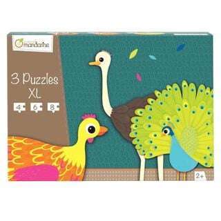 26621-3 PUZZLES XL PLUMAS