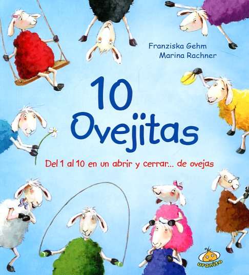34078-10 OVEJITAS DE 1 AL 10 EN UN ABRIR Y CERRAR... DE OVEJAS
