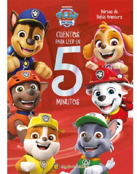 66505-CUENTOS PARA LEER EN 5 MINUTOS : HEROES DE BAHIA AVENTURA / PAW PATROL