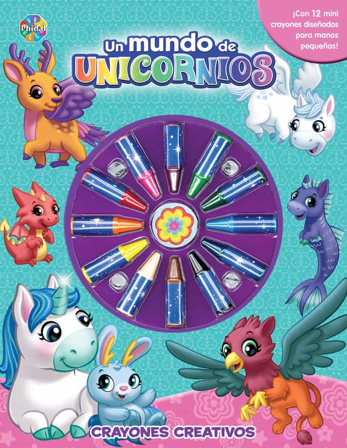 40528-UN MUNDO DE UNICORNIOS - CRAYONES CREATIVOS